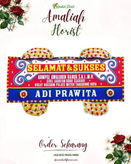 Papan Bunga Ucapan Selamat Cikulak